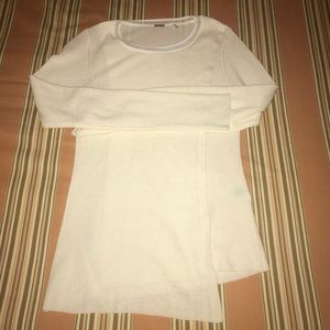 White “Wrap” Light Sweater